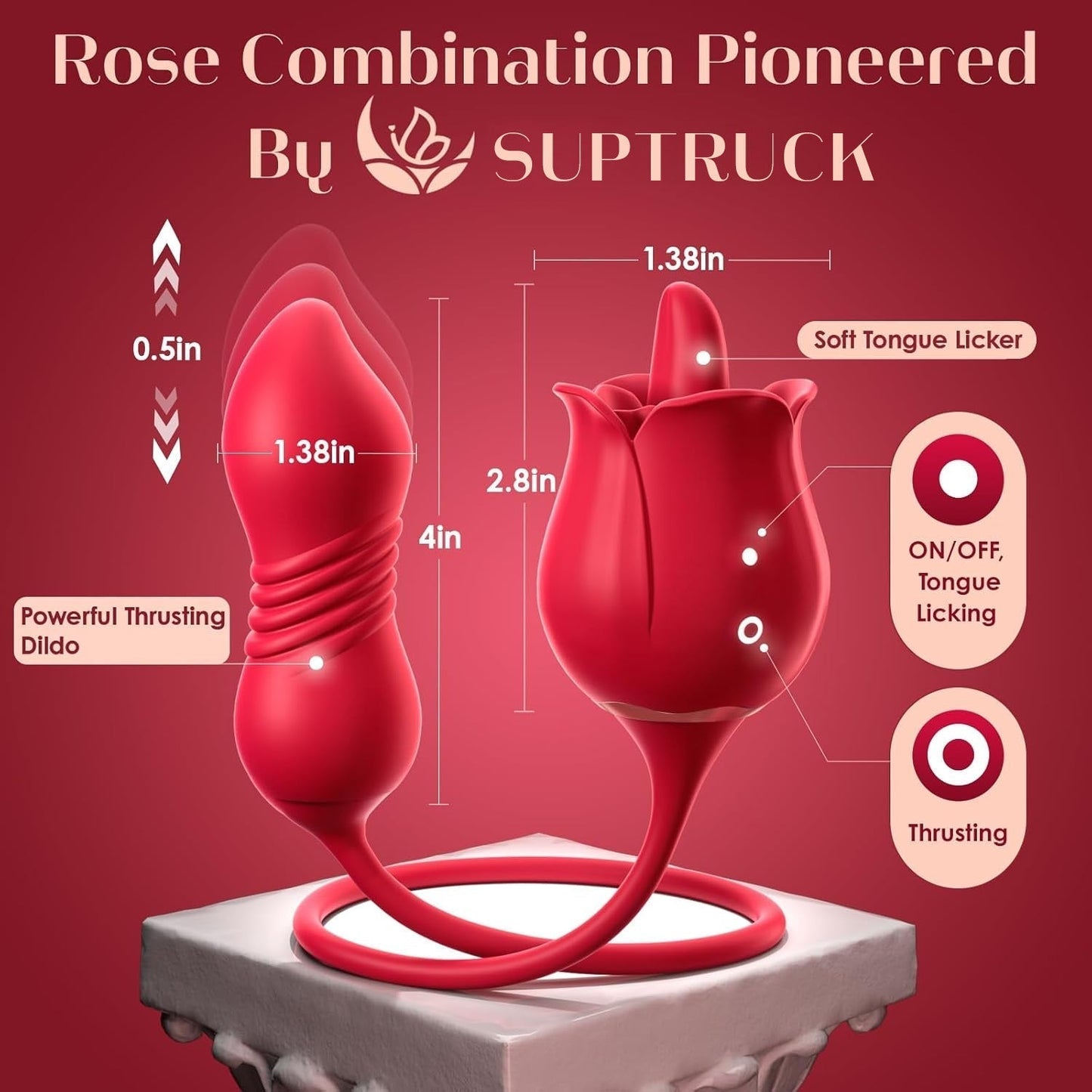 💥 2025 Limited 70% OFF 💦 ROSEA Tease & Please Suptruck Vibrator