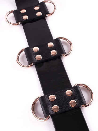 LacyMate™ Signature Faux Leather Neck to Wrist Restraint