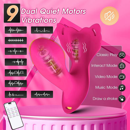 Wearable Vibrator X9 Pulse Panty Global Control & 9 Modes