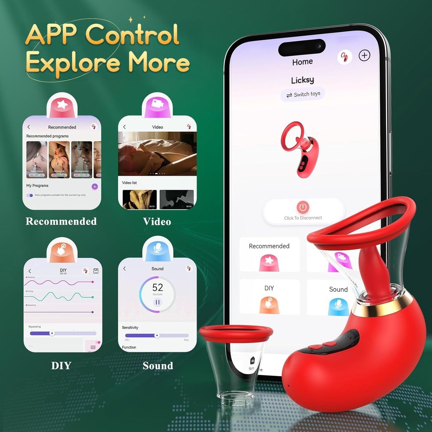SuckLick 9X Global Control & 3-in-1 Pleasure
