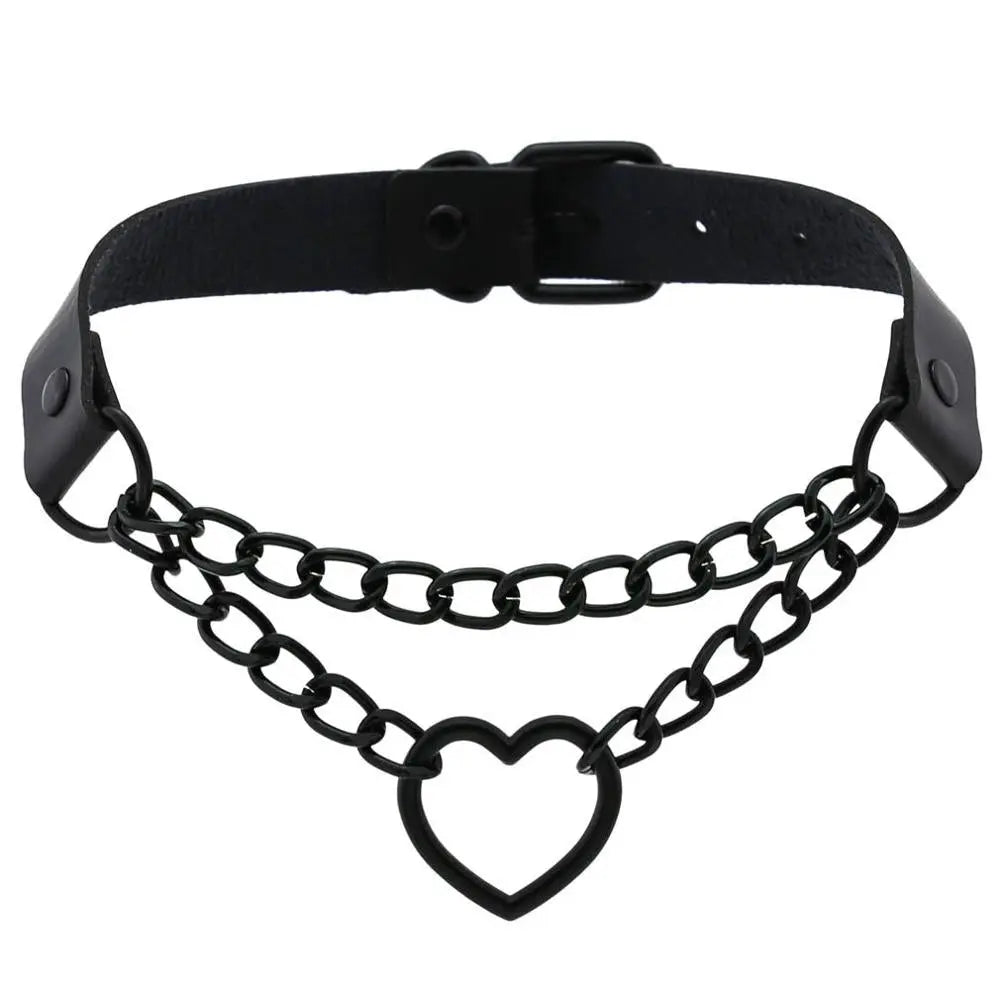 LacyMate™ Black Heart Collar