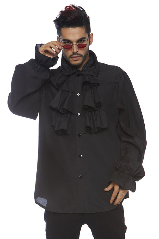 Ruffle Front Shirt