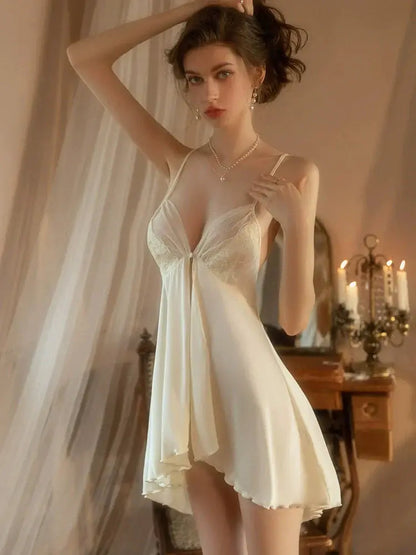 LacyMate™ Julia Sexy Ice Silk Set