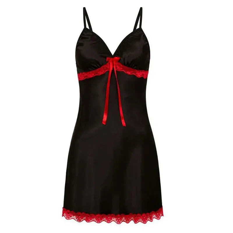 LacyMate™ Plus Size Satin Nightdress