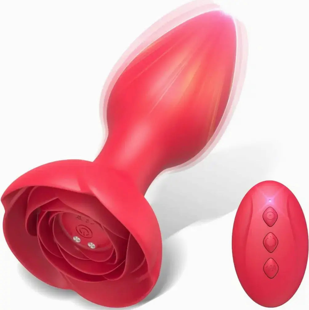 LacyMate™ Rose Remote Control Vibrating Stimulator
