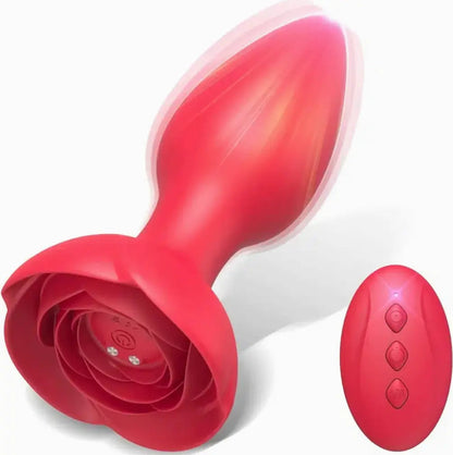 LacyMate™ Rose Remote Control Vibrating Stimulator