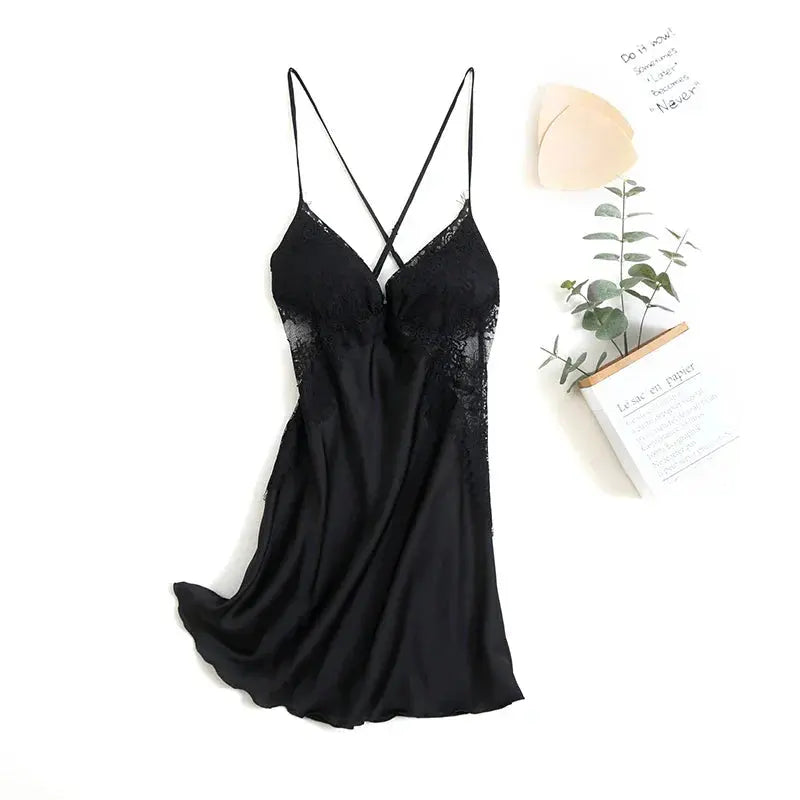 LacyMate™ Sheer Lace Nightdress
