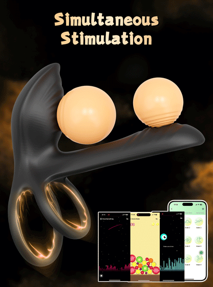 💥4 COLORS Ring-FLORAX 15° Curve Boost & Bloom Cock Ring-4 in 1 Couple Toy Penis Ring