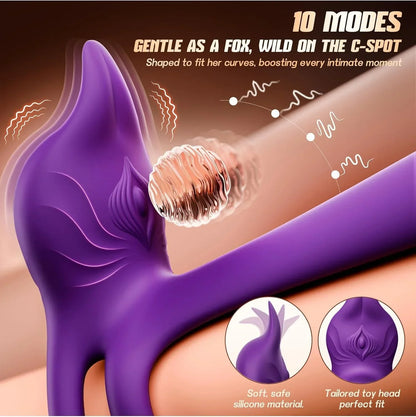 💥2026, Flexo - Cock Ring with Remote Control for G-Spot and Clitoral Stimulation, 4 IN 1