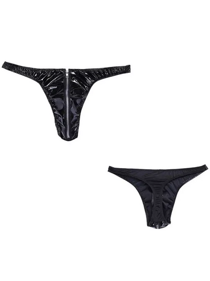 🔥 Funny Men 2025 🔥 Latex Thong with zipper