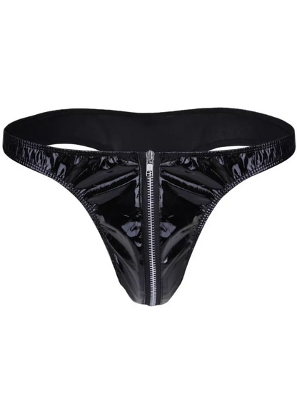 🔥 Funny Men 2025 🔥 Latex Thong with zipper
