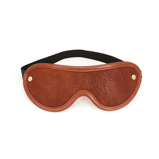 LacyMate™ Brown Leather Eye mask