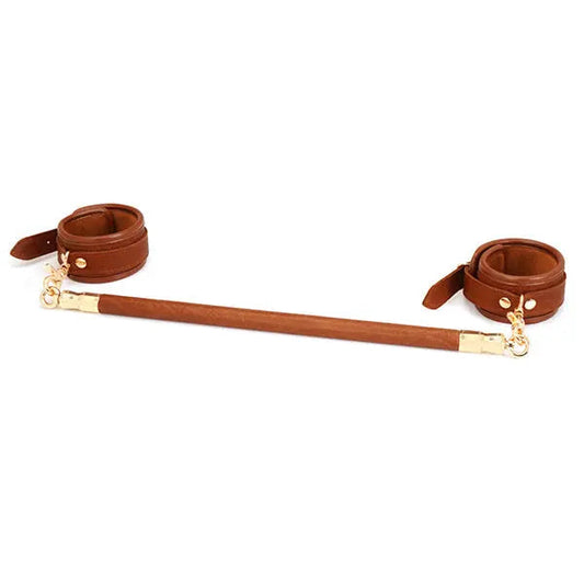 LacyMate™ Brown Leather Bar Restraints