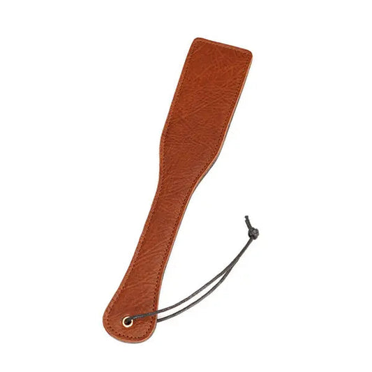 LacyMate™ Brown Leather Paddle