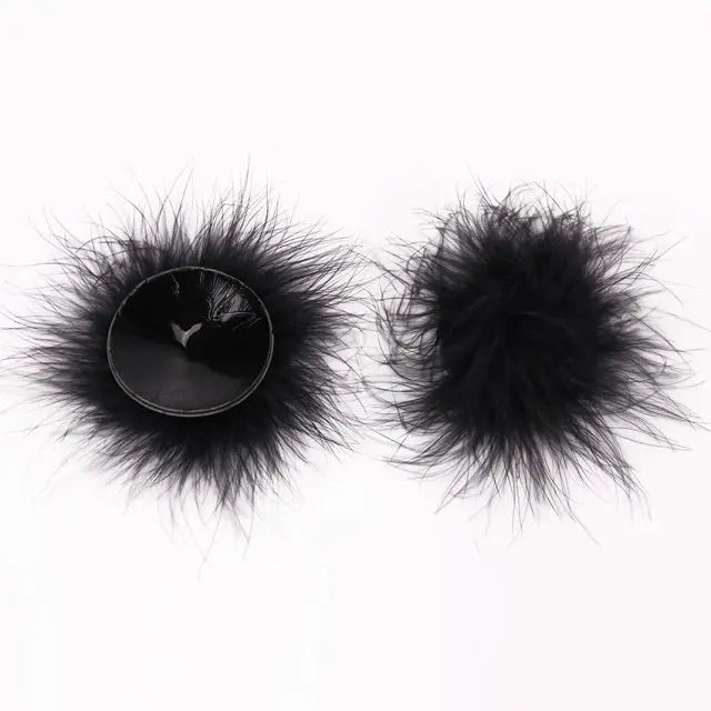 LacyMate™ Faux Fur Pasties