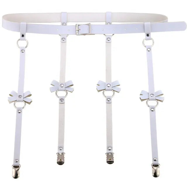 LacyMate™ Bow Leather Garter