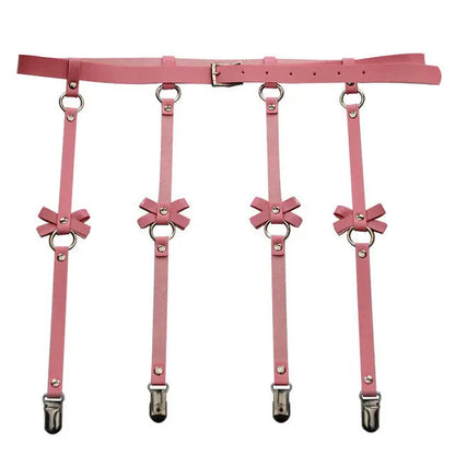 LacyMate™ Bow Leather Garter