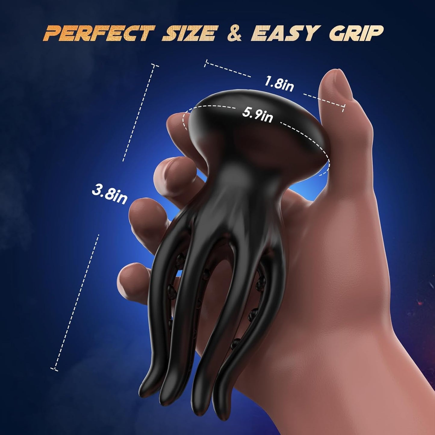 KRAKEN Suptruck™ X10 Unisex 360° Vibrator 32 Massage Beads & 10 Modes